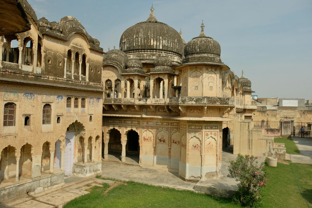 Nawalgarh, het openluchtmuseum van Rajasthan, tijdens de Rajasthan-tour